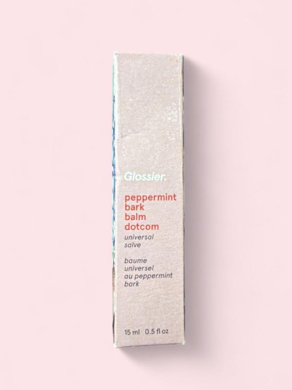 Glossier Limited Edition Peppermint Bark Balm Dot Calm